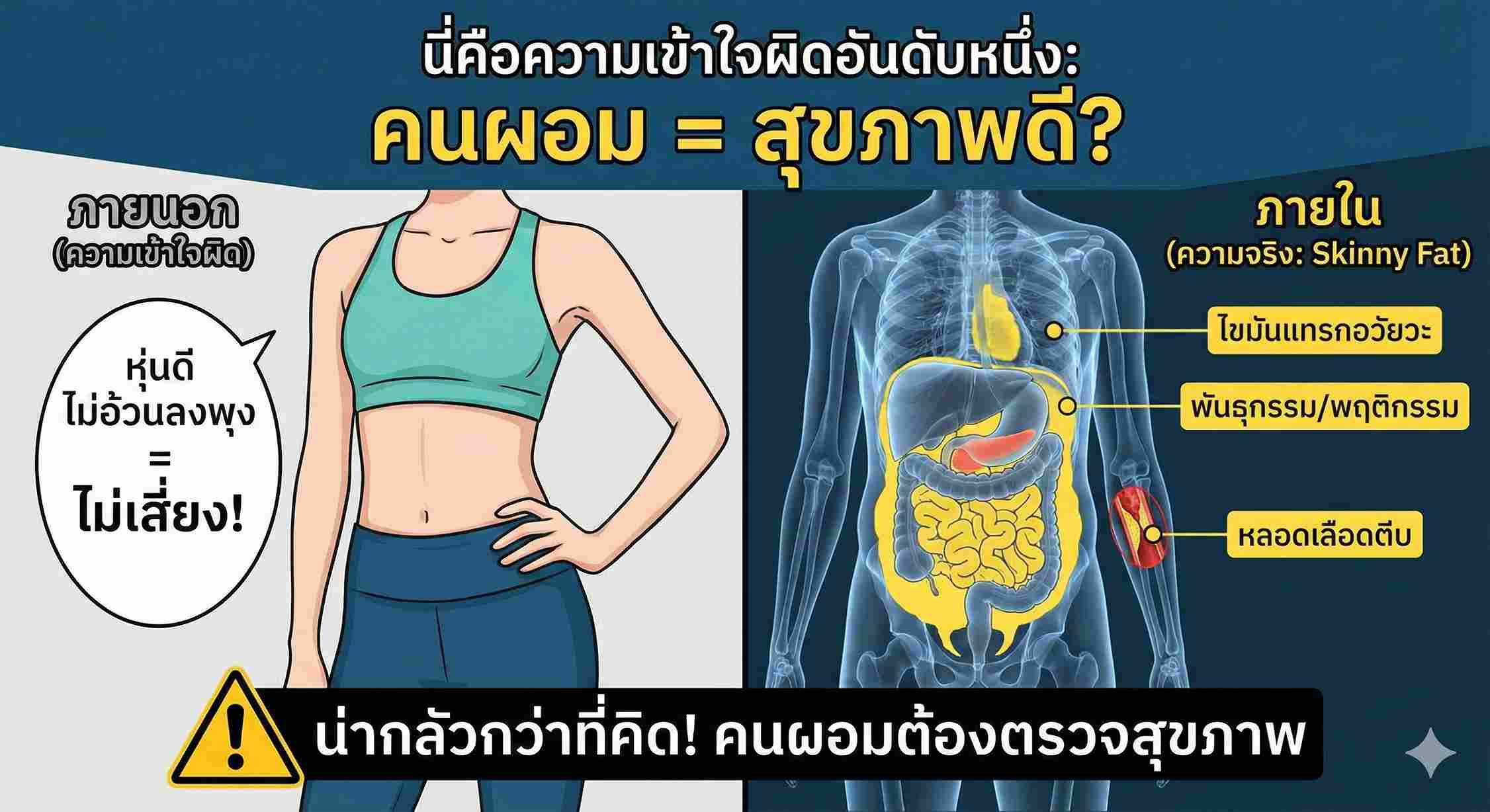 คนผอมก็เสี่ยงไขมันสูงได้